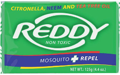 REDDY MOSQUITO SOAP 125G - CITRONELLS, NEEM AND TEA TREE OIL - Uplift Things