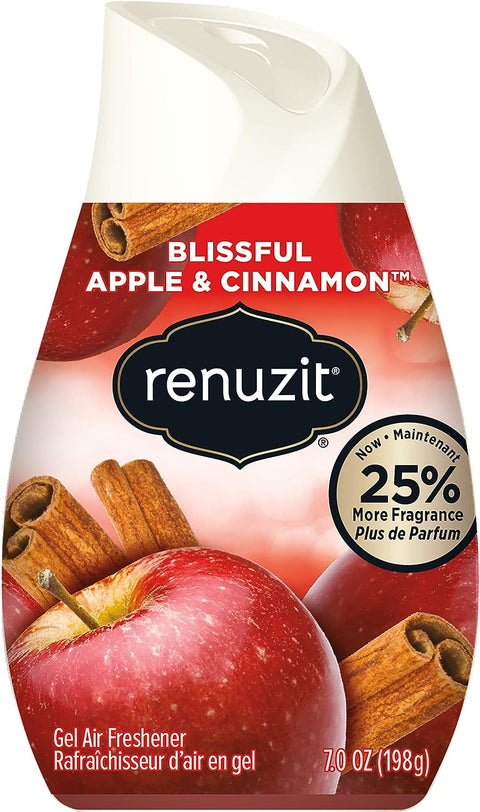 RENUZIT GEL AIR FRESHNER 7 OZ - BLISSFULAPPLE & CINNAMON - Uplift Things