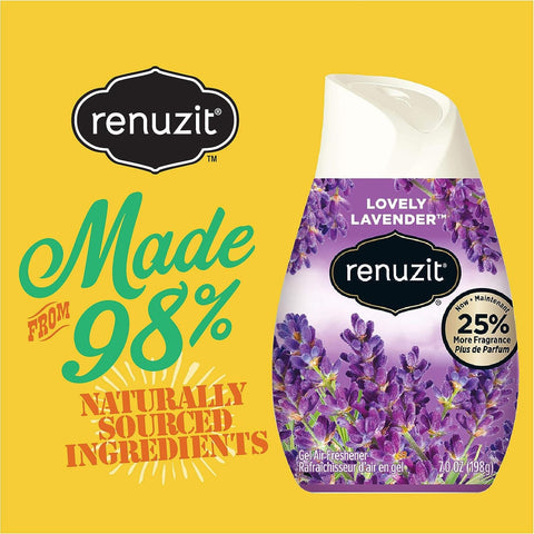 RENUZIT GEL AIR FRESHNER 7 OZ - LOVELY LAVENDER - Uplift Things