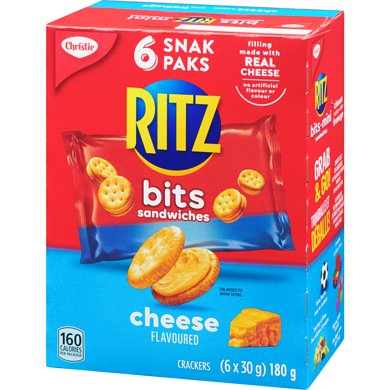 RITZ BITS SANDWICHES 6 PKS - CHEESE - Uplift Things