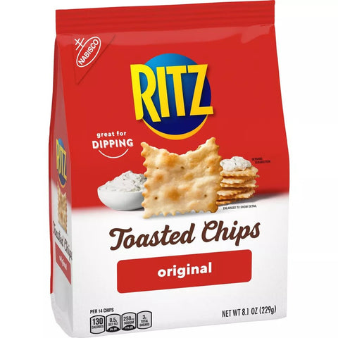 RITZ TOASTED CHIPS 8.1 OZ - ORIGINAL - Uplift Things