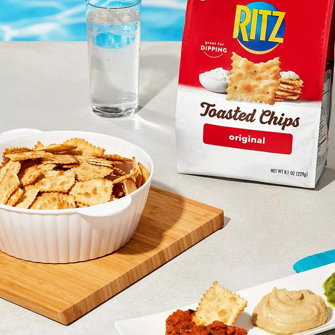 RITZ TOASTED CHIPS 8.1 OZ - ORIGINAL - Uplift Things