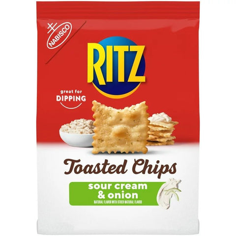 RITZ TOASTED CHIPS 8.1 OZ - SOUR CREAM & ONION - Uplift Things