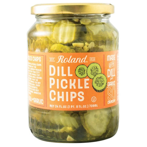 ROLAND DILL PICKLE CHIPS 24 OZ - Uplift Things