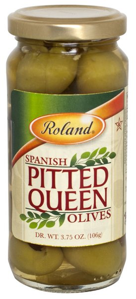 ROLAND PITTED QUEEN OLIVES 3.75OZ - Uplift Things