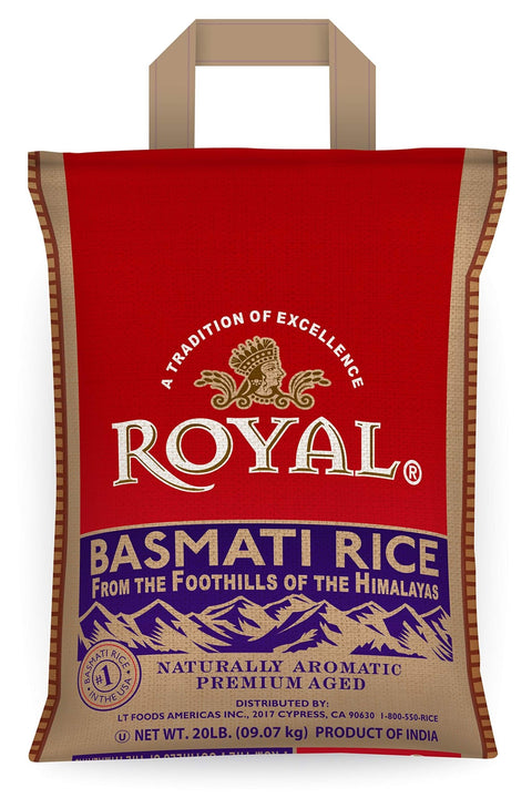 ROYAL BASMATI RICE 20LB - Uplift Things