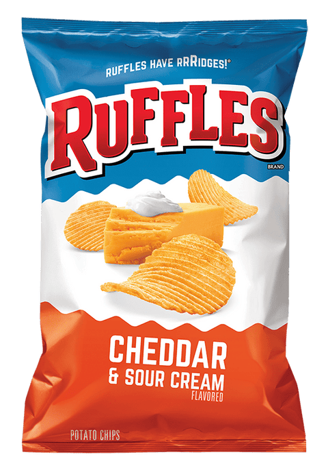 RUFFLES POTATO CHIP 32G - CHEDDAR & SOUR CREAM - Uplift Things