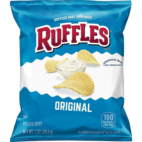 RUFFLES POTATO CHIPS 1OZ - ORIGINAL - Uplift Things