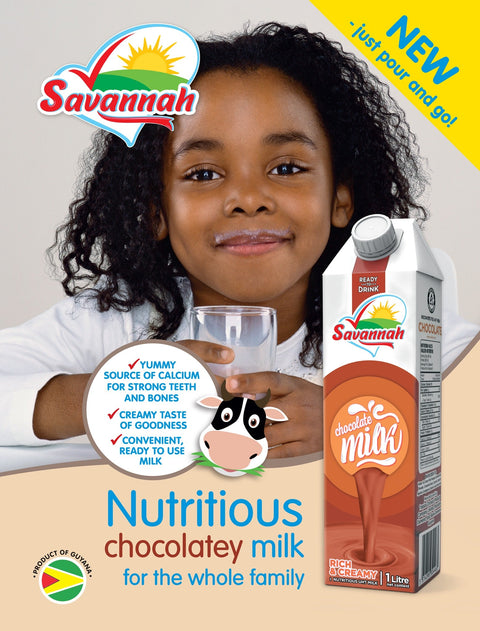 SAVANNAH MILK 1L - CHOCOLATE MILK - Uplift Things