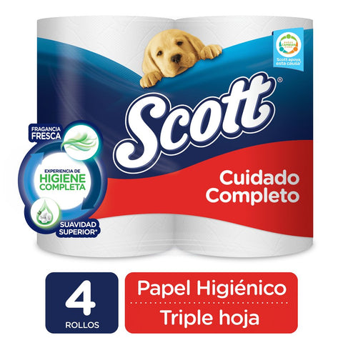 SCOTT TOILET PAPER 4PK - COMPLETE CARE - Uplift Things