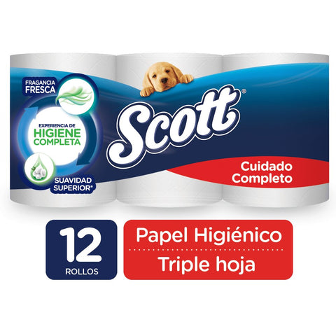 SCOTT TOILET TISSUE 12PK - COMPLETE CARE - Uplift Things