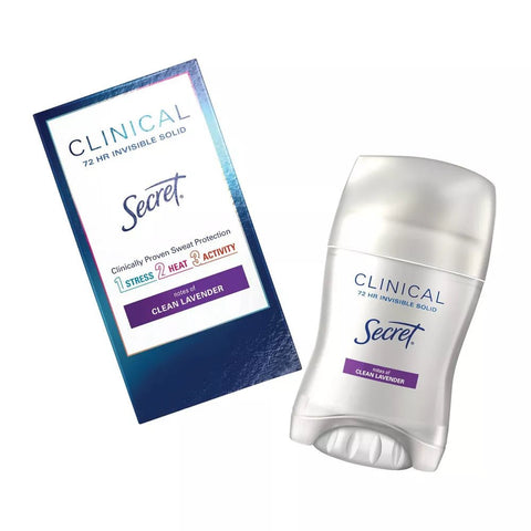 SECRET CLINICAL DEODORANT 1.6OZ - CLEAN LAVENDER - Uplift Things