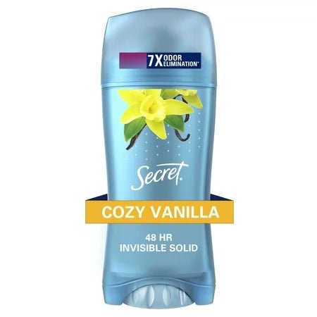 SECRET DEODORANT 2.6OZ - COZY VANILLA - Uplift Things