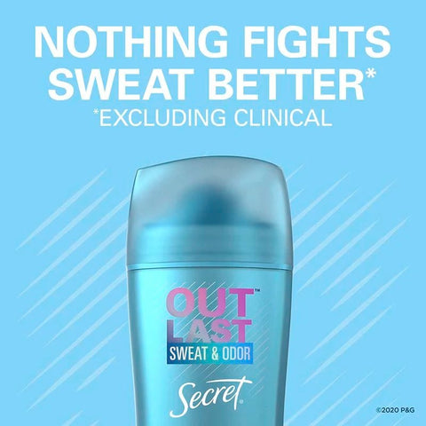 SECRET OUTLAST DEODARANT 2.6OZ - COMPLETELY CLEAN - Uplift Things