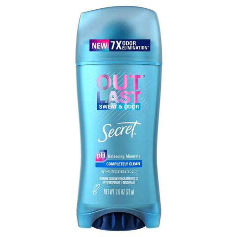 SECRET OUTLAST DEODARANT 2.6OZ - COMPLETELY CLEAN - Uplift Things