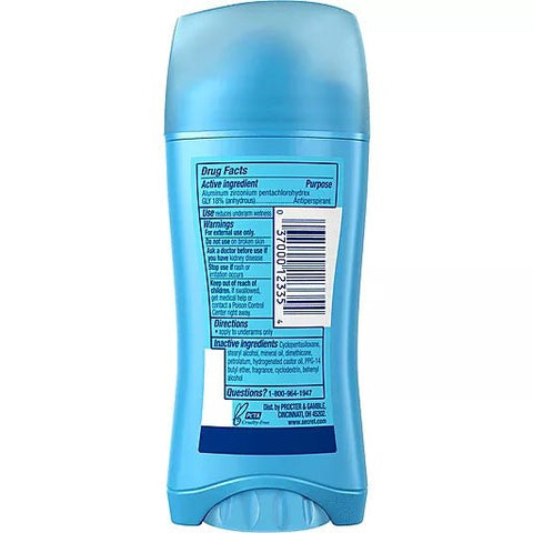 SECRET SOLID DEODORANT 2.6OZ - SHEER CLEAN - Uplift Things