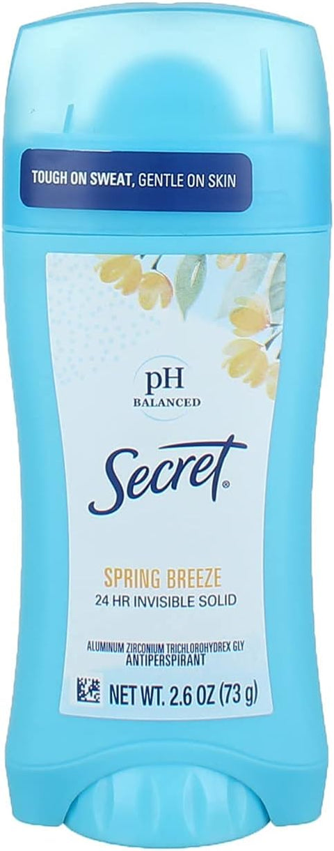 SECRET SOLID DEODORANT 2.6OZ- SPRING BREEZE - Uplift Things