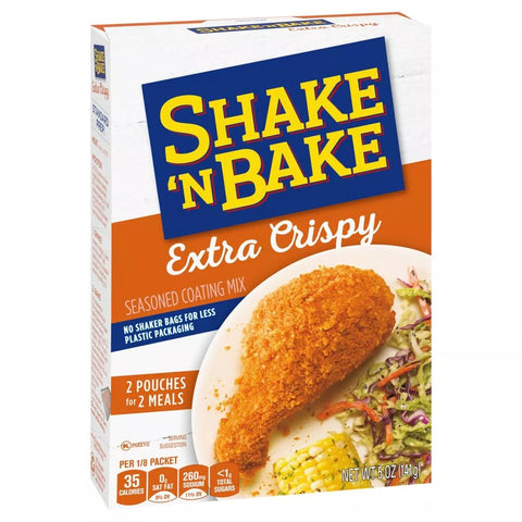 SHAKE 'N BAKE 5OZ SEASONED COATING MIX - EXTRA CRISPY - Uplift Things