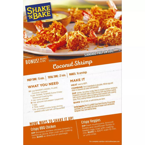 SHAKE 'N BAKE 5OZ SEASONED COATING MIX - EXTRA CRISPY - Uplift Things