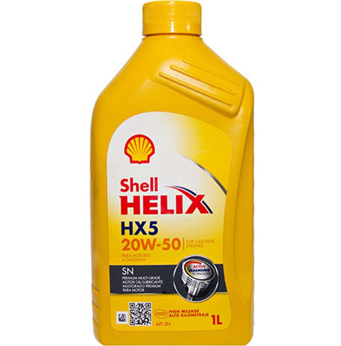 SHELL MOTOR OIL 1L - HELIX 20W-50 - Uplift Things
