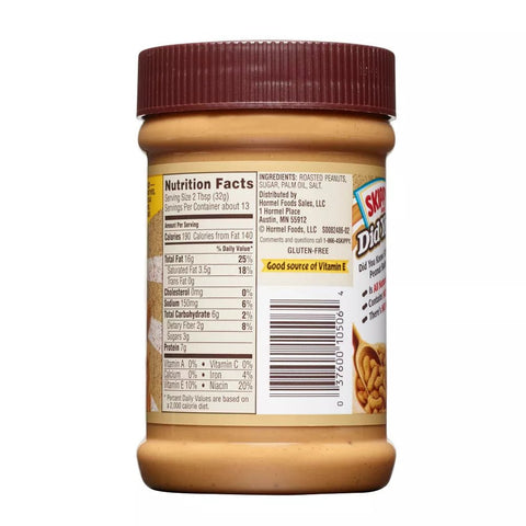 SKIPPY NATURAL NUT BUTTER 15OZ - Uplift Things