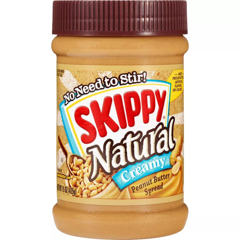 SKIPPY NATURAL NUT BUTTER 15OZ - Uplift Things