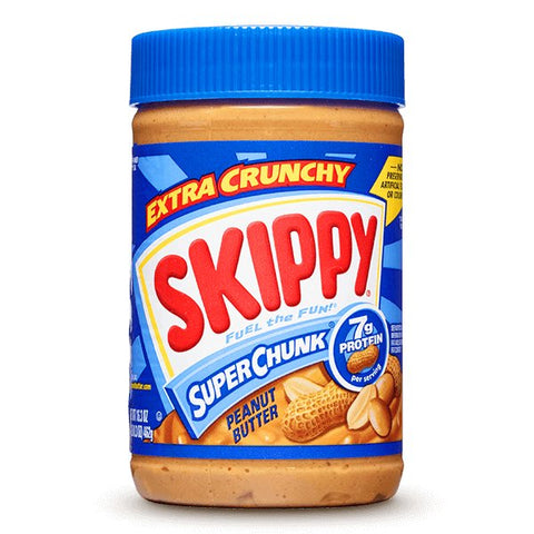 SKIPPY PEANUT BUTTER 1LB - SUPER CHUNK - Uplift Things