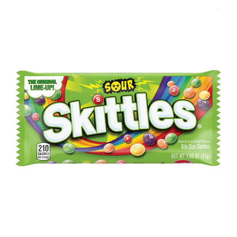 SKITTLES GUMMY CANDY 1.8OZ - SOUR - Uplift Things