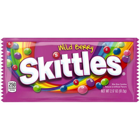 SKITTLES GUMMY CANDY 2.17 OZ - WILD BERRY - Uplift Things