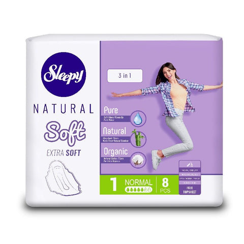 SLEEPY NATURAL SOFT PAD 8 PCS - Uplift Things