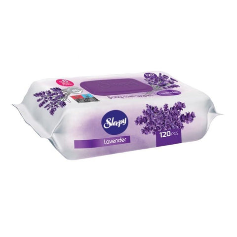 SLEEPY SCENTED WIPES 120PCS - LAVENDER - Kurt Supermarket