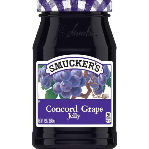 SMUCKER'S CONCORD GRAPE 12 OZ - JAM - Kurt Supermarket