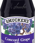 SMUCKER'S CONCORD GRAPE 18 OZ - JELLY - Kurt Supermarket