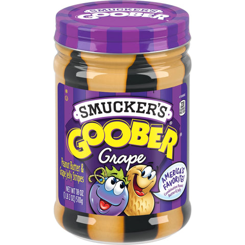 SMUCKERS GOOBER 18OZ - GRAPE - Uplift Things