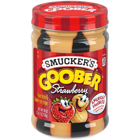 SMUCKERS GOOBER 18OZ - STRAWBERRY - Uplift Things