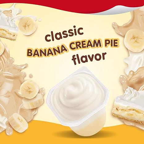 SNACK PACK PUDDING 13 OZ - BANANA CREAM PIE - Kurt Supermarket