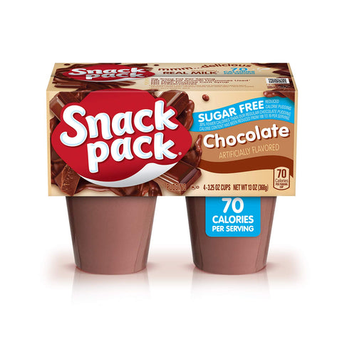 SNACK PACK PUDDING 13OZ - CHOCOLATE NO SUGAR - Kurt Supermarket