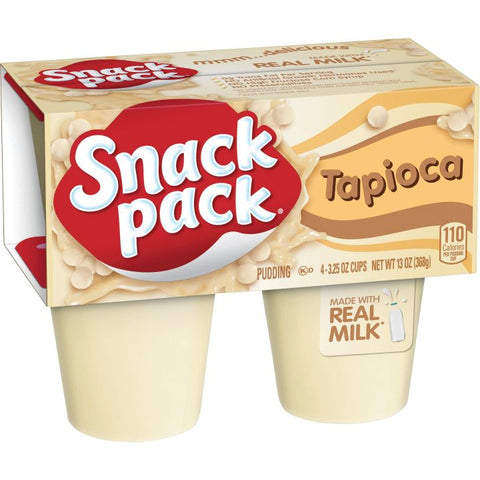 SNACK PACK PUDDING 13OZ - TAPIOCA - Kurt Supermarket