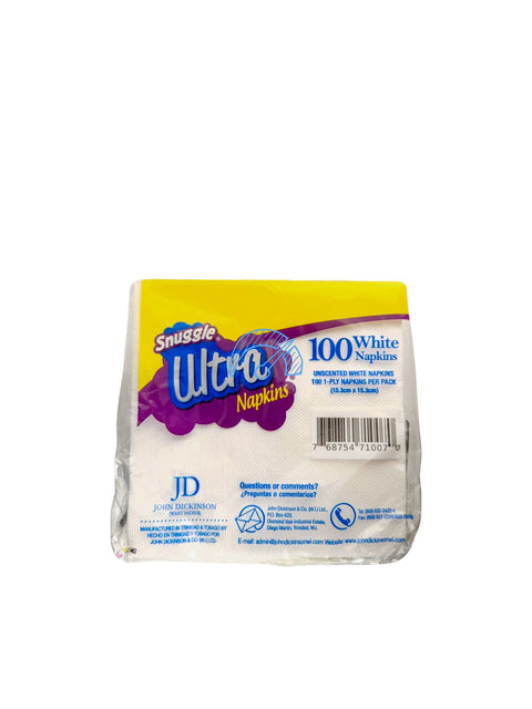 SNUGGLE ULTRA NAPKINS 100PCS - Uplift Things