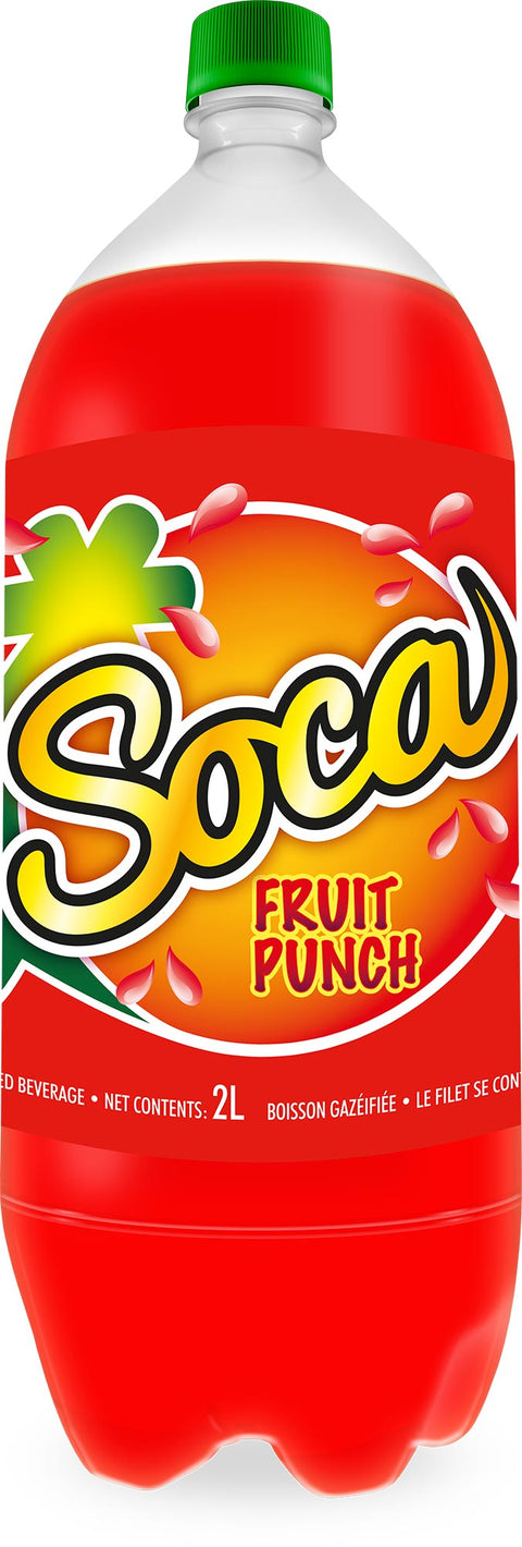 SOCA DRINK 2L - FRUIT PUNCH - Uplift Things