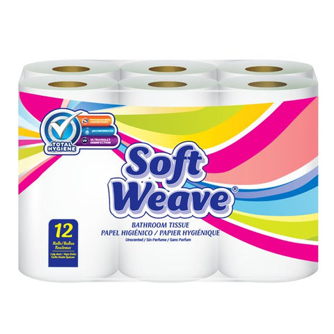 SOFT WEAVE 12PCS TOILET PAPER - Uplift Things