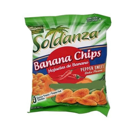 SOLDANZA BANANA CHIPS 32G - PEPPER SWEET - Uplift Things