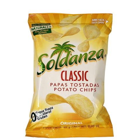 SOLDANZA POTATO CHIPS 28G - CLASSIC - Uplift Things