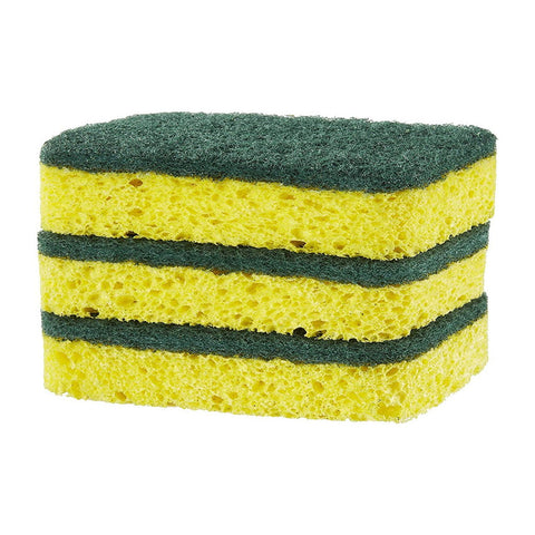 S.O.S SCRUBBER SPONGE 3PCS - HEAVY DUTY - Kurt Supermarket