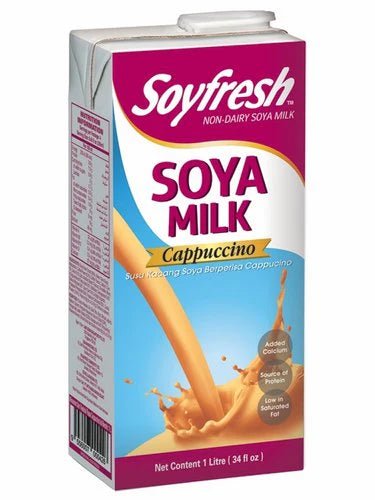 SOYFRESH SOYA MILK 1L - CAPPUCCINO - Uplift Things