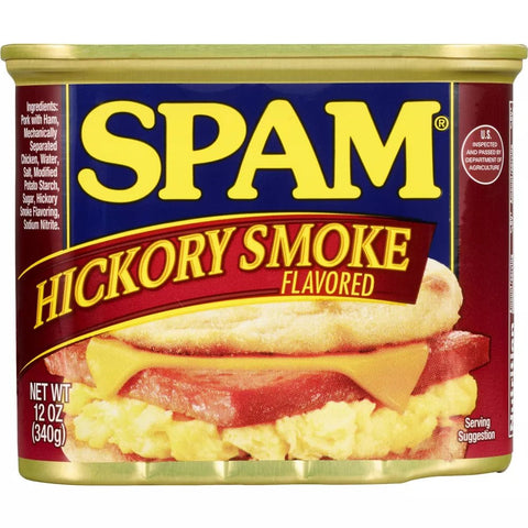 SPAM LUNCH MEAT 12OZ - HICKORY SMOKE - Uplift Things