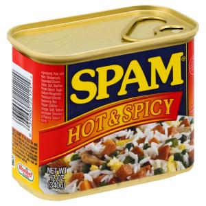 SPAM LUNCH MEAT 12OZ - HOT & SPICY - Uplift Things