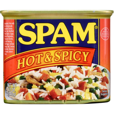 SPAM LUNCH MEAT 12OZ - HOT & SPICY - Uplift Things