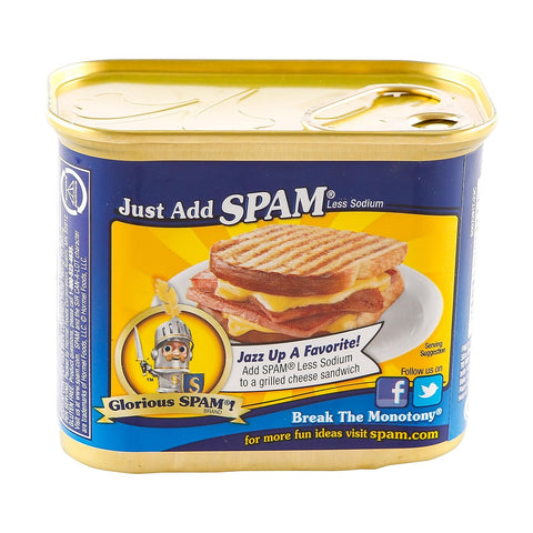 SPAM LUNCH MEAT 12OZ - LESS SODIUM - Uplift Things