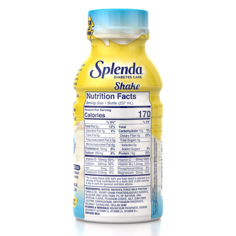 SPLENDA SHAKE 8 OZ - FRENCH VANILLA - Uplift Things